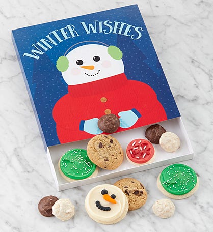 Happy Holidays Snowman Gift Box